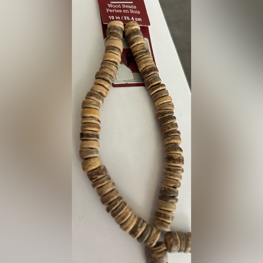 Strung Beads Wood Beads NEW - Picture 2 of 4